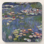 Claude Monet Impressionist Water Lillies Painting Coaster<br><div class="desc">Impressionist Landscape Painting by Claude Monet - Classic Masterpieces - Claude Monet's Impressionist Painting Series - Claude Monet Impressionist Water Lillies Painting</div>