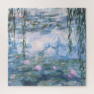 Claude Monet Impressionist Water Lillies Painting Jigsaw Puzzle