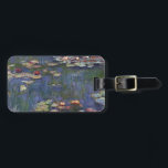 Claude Monet Impressionist Water Lillies Painting Luggage Tag<br><div class="desc">Impressionist Landscape Painting by Claude Monet - Classic Masterpieces - Claude Monet's Impressionist Painting Series - Claude Monet Impressionist Water Lillies Painting</div>