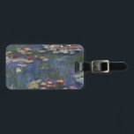 Claude Monet Impressionist Water Lillies Painting Luggage Tag<br><div class="desc">Impressionist Landscape Painting by Claude Monet - Classic Masterpieces - Claude Monet's Impressionist Painting Series - Claude Monet Impressionist Water Lillies Painting</div>