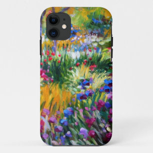 Claude Monet: Iris Garden by Giverny iPhone 11 Case