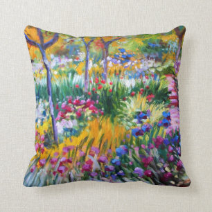 Claude Monet: Iris Garden by Giverny Cushion