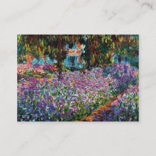 Claude Monet: Irises in Monet's Garden Business Card