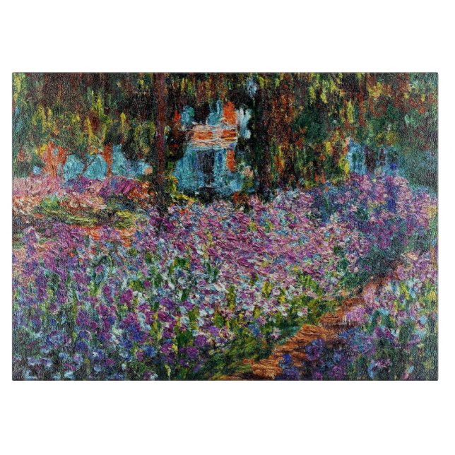 Claude Monet: Irises in Monet's Garden Cutting Board (Front)