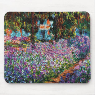 Claude Monet: Irises in Monet's Garden Mouse Pad