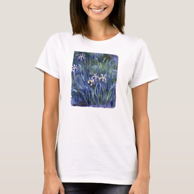 Claude Monet: Irises T-Shirt (Front)
