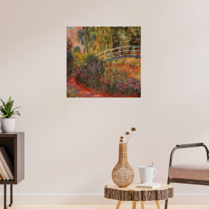 Claude Monet Japanese Bridge Giverny Art Poster