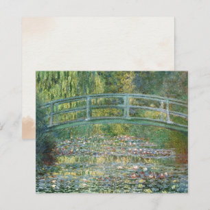 Claude Monet Japanese Bridge Water Lily Art
