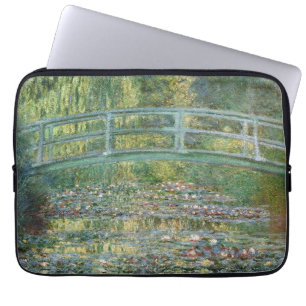 Claude Monet Japanese Bridge Water Lily Art Laptop Sleeve