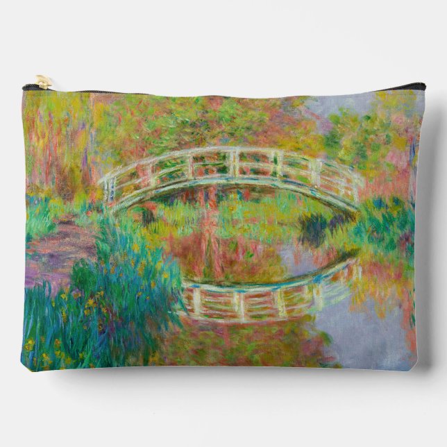 Claude Monet - Japanese Footbridge, Giverny Accessory Pouch (Front)