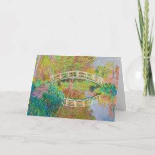Claude Monet - Japanese Footbridge, Giverny Card