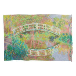 Claude Monet - Japanese Footbridge, Giverny Pillowcase