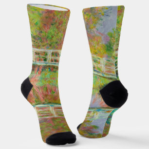 Claude Monet - Japanese Footbridge, Giverny Socks