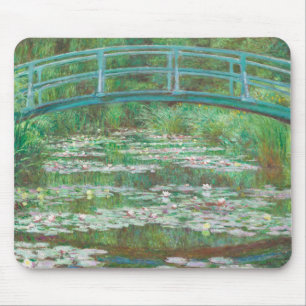 Claude Monet Japanese Footbridge. Impressionism Mouse Pad