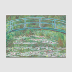 Claude Monet Japanese Footbridge. Impressionism Tissue Paper