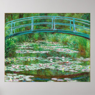 Claude Monet: Japanese Footbridge Poster