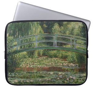Claude Monet Japanese Footbridge & Water Lily Pool Laptop Sleeve