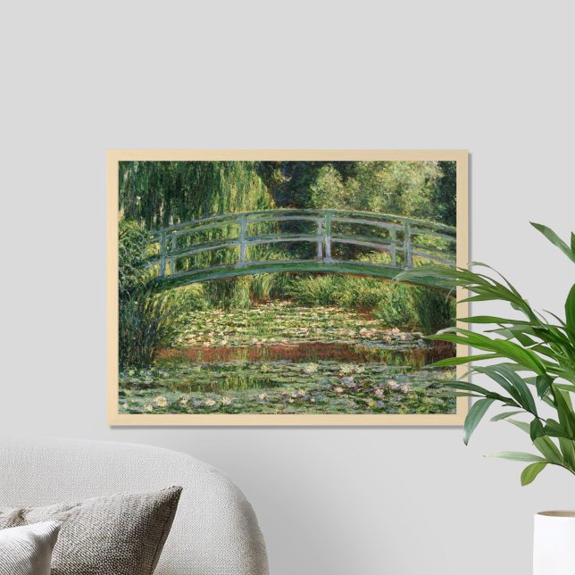 Claude Monet Japanese Footbridge Water Lily Pool Poster (Creator Uploaded)