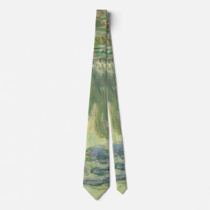 Claude Monet Japanese Footbridge & Water Lily Pool Tie