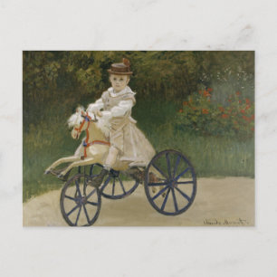 Claude Monet - Jean Monet on his Hobby Horse Postcard