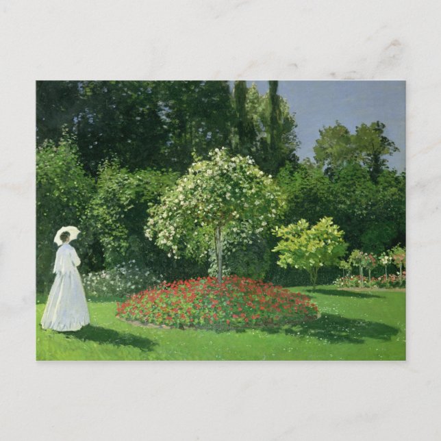 Claude Monet | Jeanne Marie Lecadre in the Garden Postcard (Front)