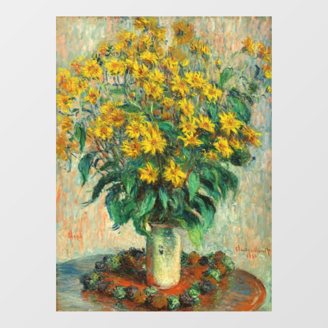 Claude Monet - Jerusalem Artichoke Flowers (Sheet)