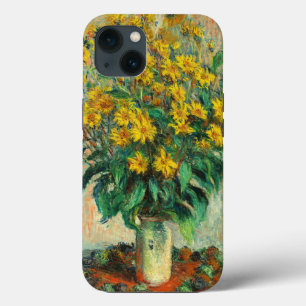 Claude Monet - Jerusalem Artichoke Flowers iPhone 13 Case
