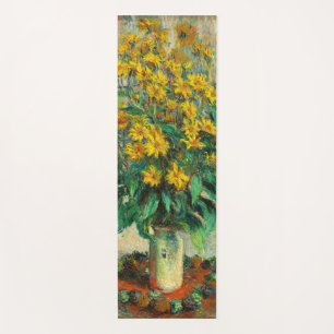 Claude Monet - Jerusalem Artichoke Flowers Yoga Mat