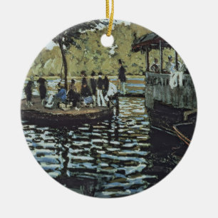 Claude Monet La Grenouillere Ceramic Ornament