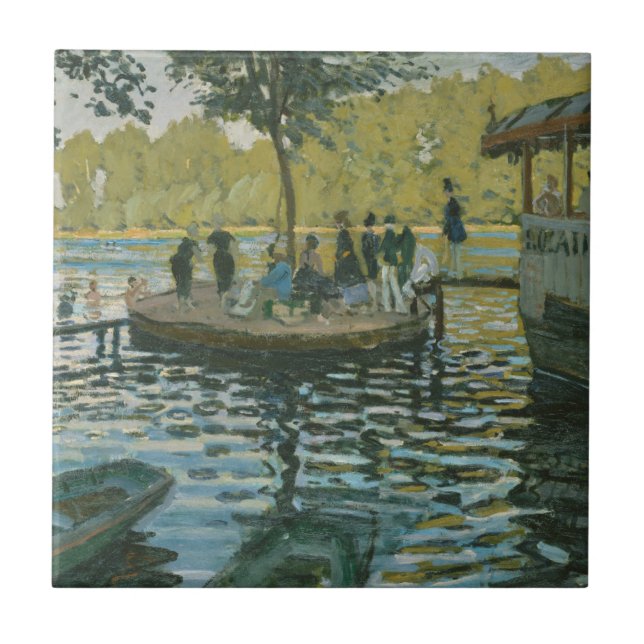Claude Monet | La Grenouillere Ceramic Tile (Front)
