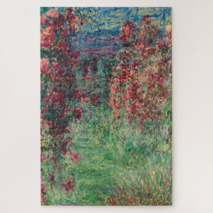 Claude Monet – La Maison dans les Roses Jigsaw Puzzle