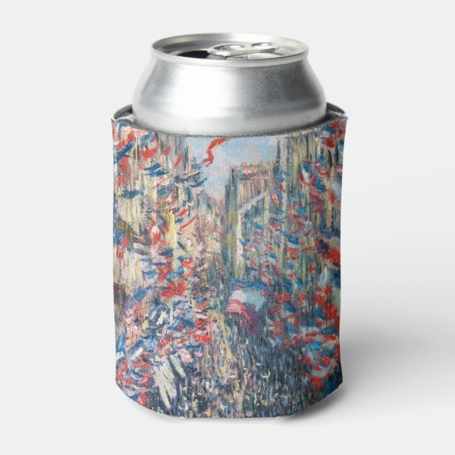 Claude Monet - La Rue Montorgueil - Paris Can Cooler (Can Front)