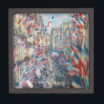 Claude Monet - La Rue Montorgueil - Paris Gift Box<br><div class="desc">La Rue Montorgueil à Paris fete du 30 juin 1878. By Claude Monet in 1878.</div>