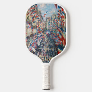 Claude Monet - La Rue Montorgueil - Paris Pickleball Paddle
