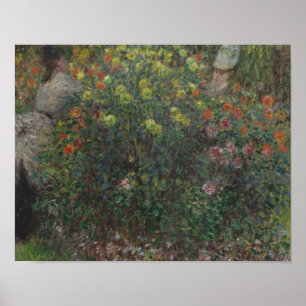 Claude Monet - Ladies in Flowers Poster