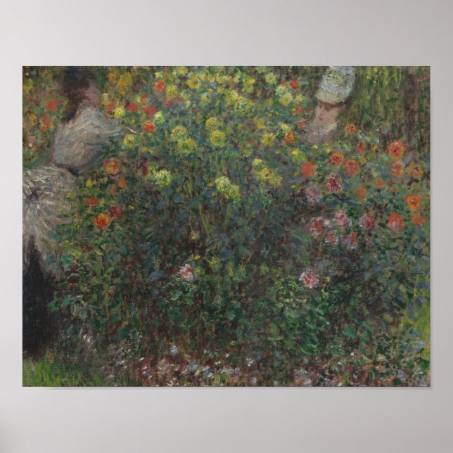 Claude Monet - Ladies in Flowers Poster (Front)
