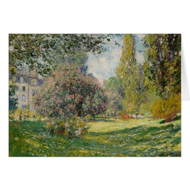 Claude Monet | Landscape: The Parc Monceau (Front Horizontal)