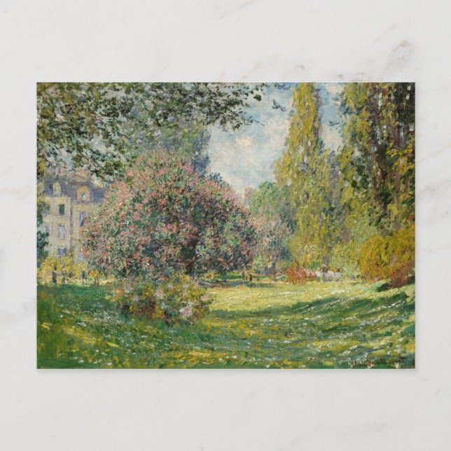 Claude Monet - Landscape: The Parc Monceau Postcard (Front)