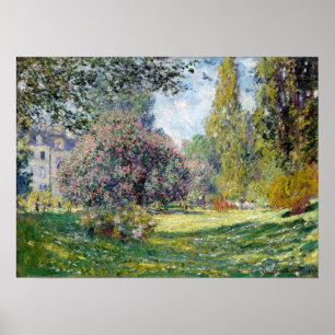 Claude Monet Landscape The Parc Monceau Poster