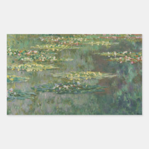 Claude Monet - Le Bassin des Nympheas Rectangular Sticker