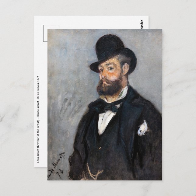 Claude Monet - Leon Monet Postcard (Front/Back)