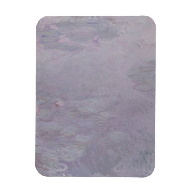 Claude Monet | Light-coloured Waterlilies Magnet (Vertical)