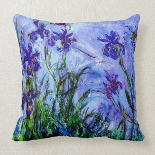 Claude Monet-Lilac Irises Cushion