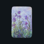 Claude Monet - Lilac Irises / Iris Mauves Bath Mat<br><div class="desc">Lilac Irises / Iris Mauves - Claude Monet,  1914-1917</div>