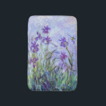 Claude Monet - Lilac Irises / Iris Mauves Bath Mat<br><div class="desc">Lilac Irises / Iris Mauves - Claude Monet,  1914-1917</div>