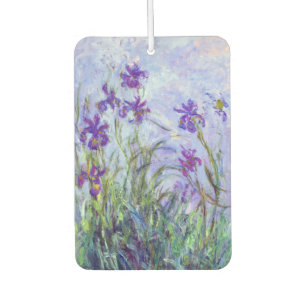 Claude Monet - Lilac Irises / Iris Mauves Car Air Freshener