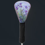 Claude Monet - Lilac Irises / Iris Mauves Golf Head Cover<br><div class="desc">Lilac Irises / Iris Mauves - Claude Monet,  1914-1917</div>