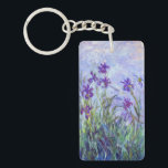 Claude Monet - Lilac Irises / Iris Mauves Key Ring<br><div class="desc">Lilac Irises / Iris Mauves - Claude Monet,  1914-1917</div>