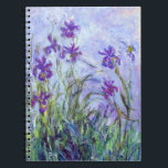 Claude Monet - Lilac Irises / Iris Mauves Notebook<br><div class="desc">Lilac Irises / Iris Mauves - Claude Monet,  1914-1917</div>