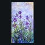 Claude Monet - Lilac Irises / Iris Mauves Photo Print<br><div class="desc">Lilac Irises / Iris Mauves - Claude Monet,  1914-1917</div>